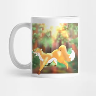 Fox and butterfly Mug